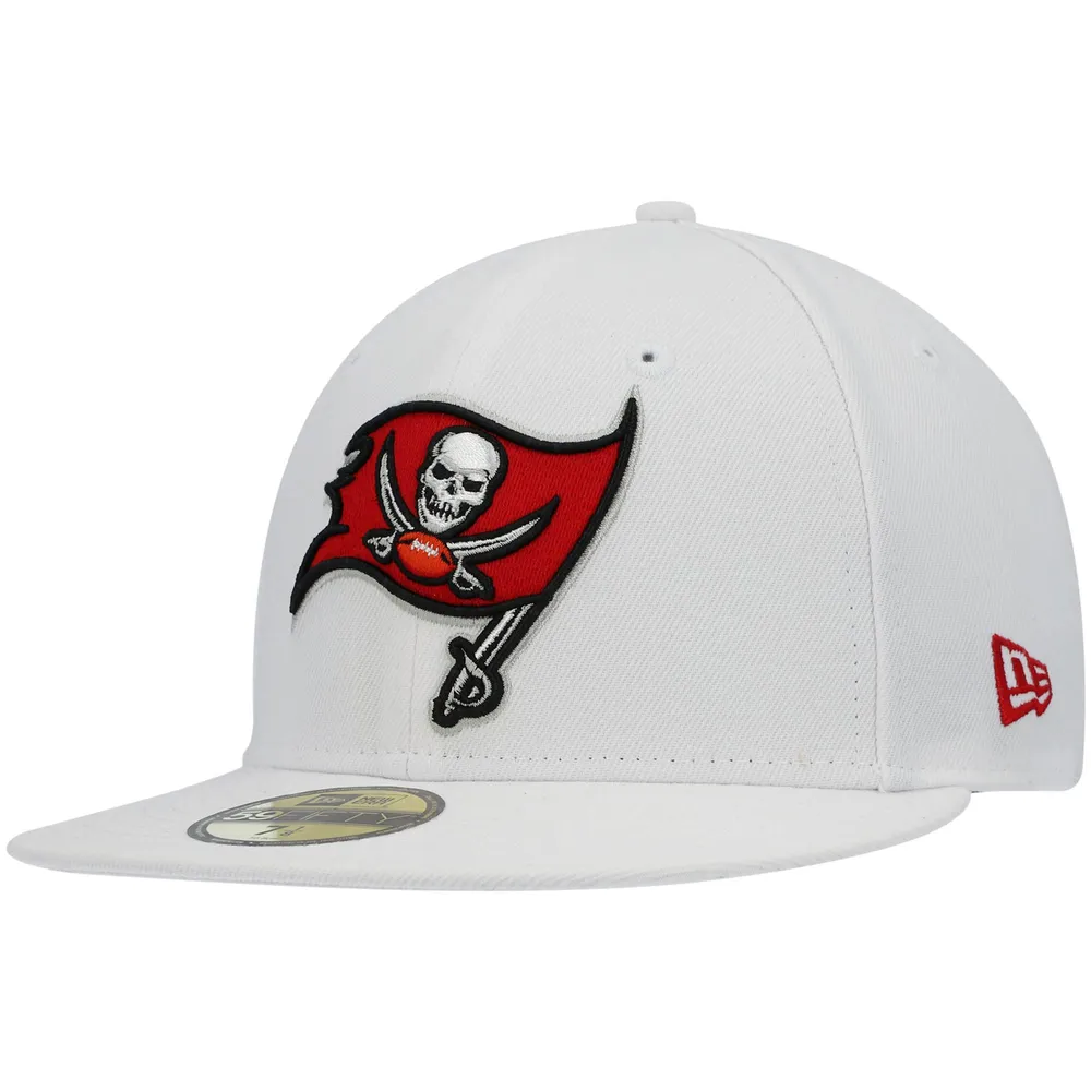 Lids Tampa Bay Buccaneers New Era Omaha Primary Logo 59FIFTY Fitted Hat -  White