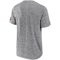 Collection NFL x Darius Rucker pour hommes par Fanatics T-shirt Henley flammé gris chiné des Buccaneers de Tampa Bay