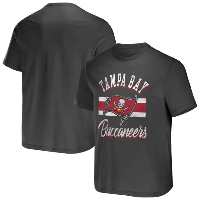 Men's NFL x Darius Rucker Collection by Fanatics Pewter Tampa Bay Buccaneers  T-Shirt