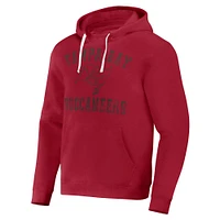 Men's NFL x Darius Rucker Collection by Fanatics Red Tampa Bay Buccaneers Coaches Pullover Hoodie