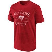 Men's NFL x Darius Rucker Collection by Fanatics Red Tampa Bay Buccaneers T-Shirt