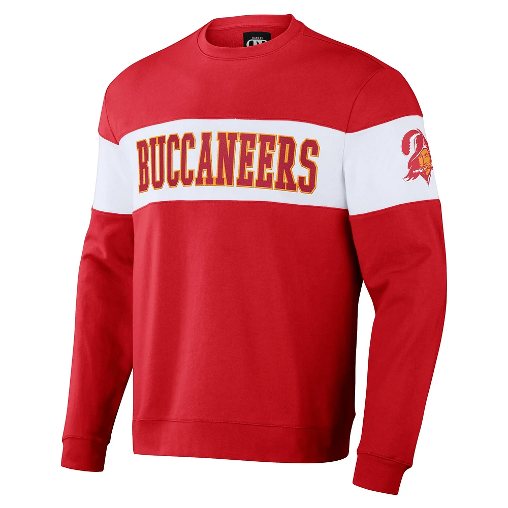 Sweat-shirt à capuche pour homme de la collection NFL x Darius Rucker Fanatics, couleur l'équipe des Tampa Bay Buccaneers, rouge et blanc