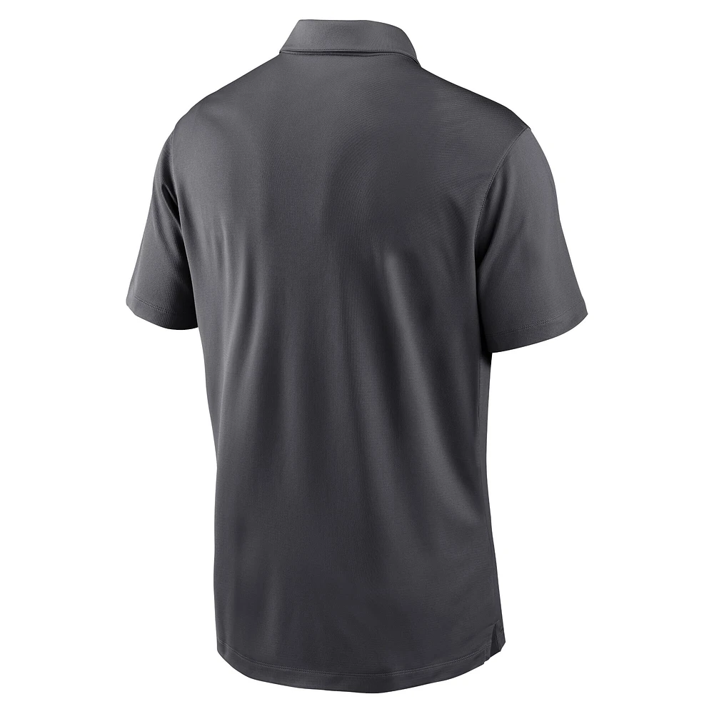 Polo de performance franchise Tampa Bay Buccaneers Nike anthracite pour hommes