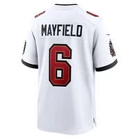 Maillot de match extérieur des Buccaneers Tampa Bay Nike Baker Mayfield pour homme Blanc