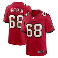 Maillot de match Nike Ben Bredeson pour hommes des Tampa Bay Buccaneers rouge