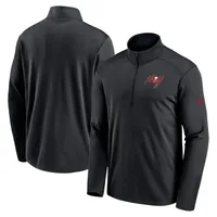 Men's Nike Black Tampa Bay Buccaneers Pacer Performance Quarter-Zip Top