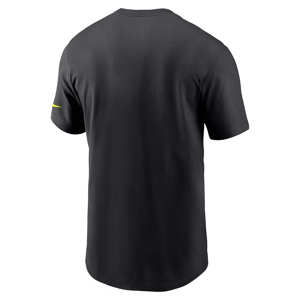 T-shirt Nike Tampa Bay Buccaneers Volt Performance pour homme - Noir