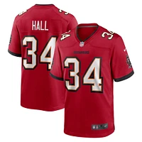 Maillot de match l'équipe Nike Bryce Hall pour hommes, rouge, Tampa Bay Buccaneers