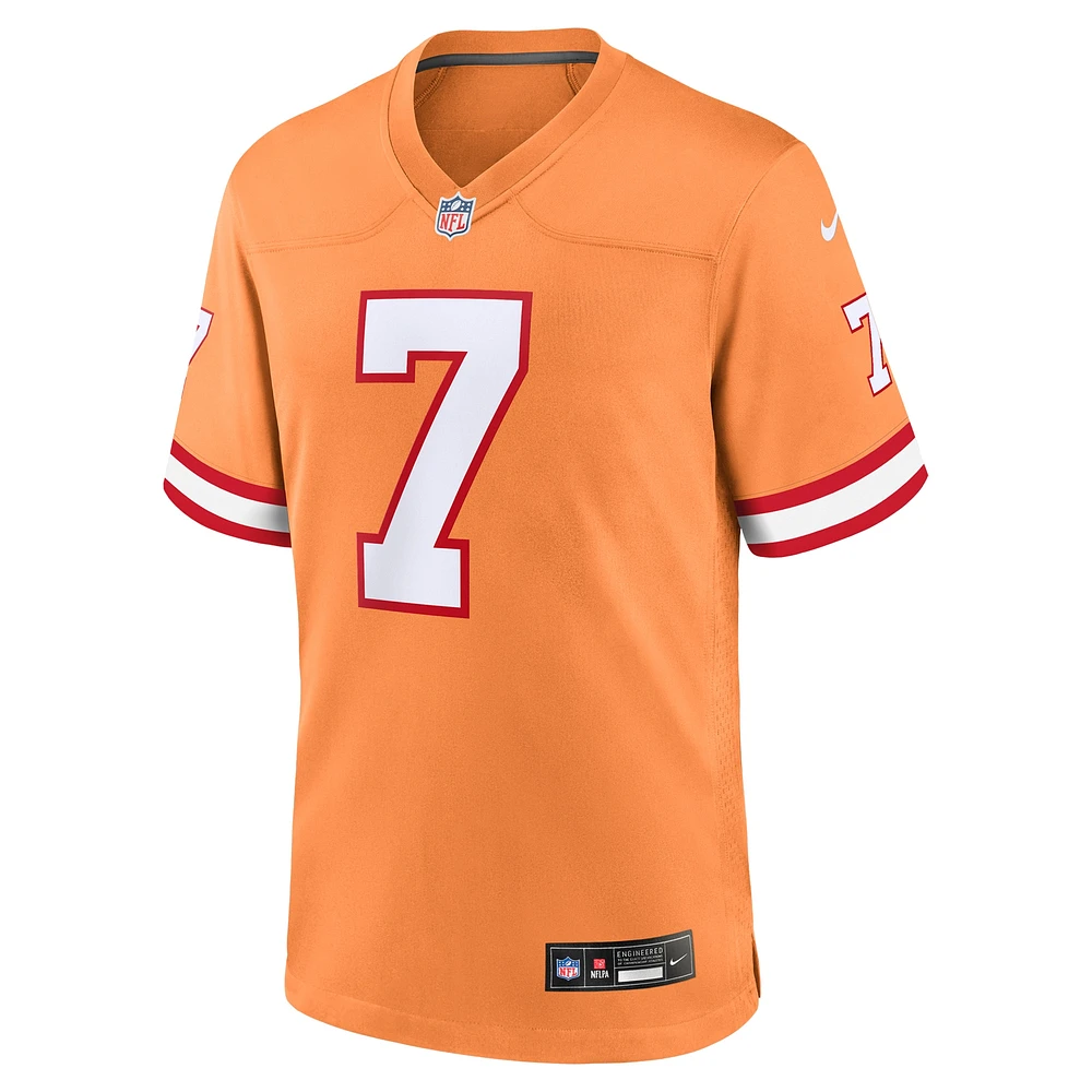 Men's Nike Bucky Irving  Orange Tampa Bay Buccaneers Alternate Game Jersey