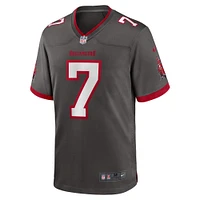 Maillot de match alternatif Nike Bucky Irving Pewter des Buccaneers Tampa Bay pour homme