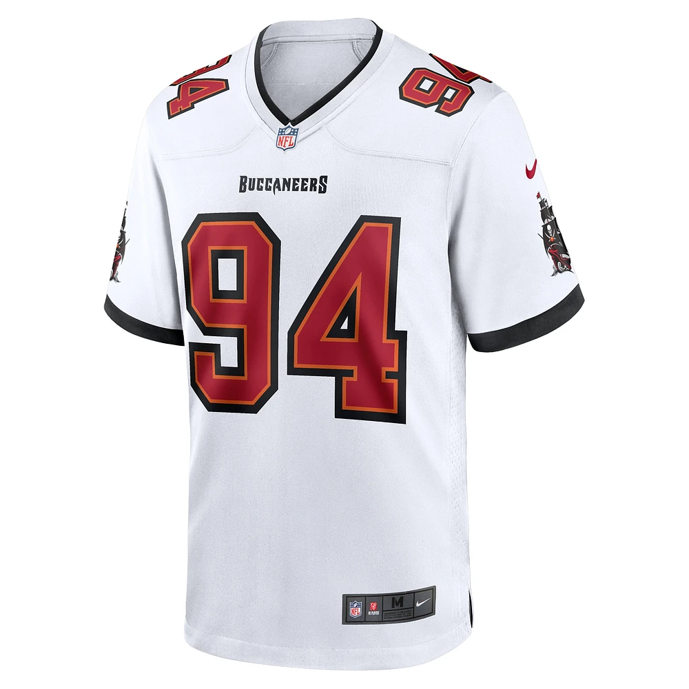 Men's Nike Calijah Kancey  White Tampa Bay Buccaneers Game Jersey