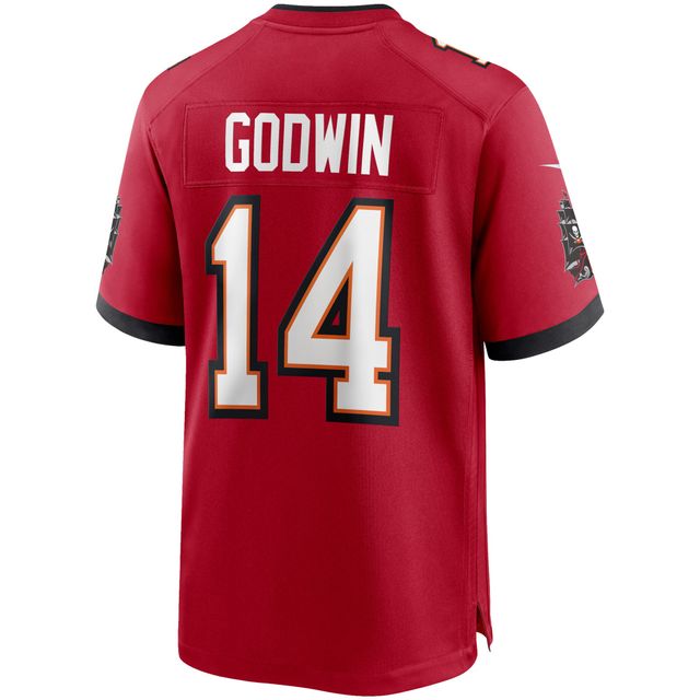 Maillot de match Nike Chris Godwin des Buccaneers Tampa Bay pour hommes, rouge