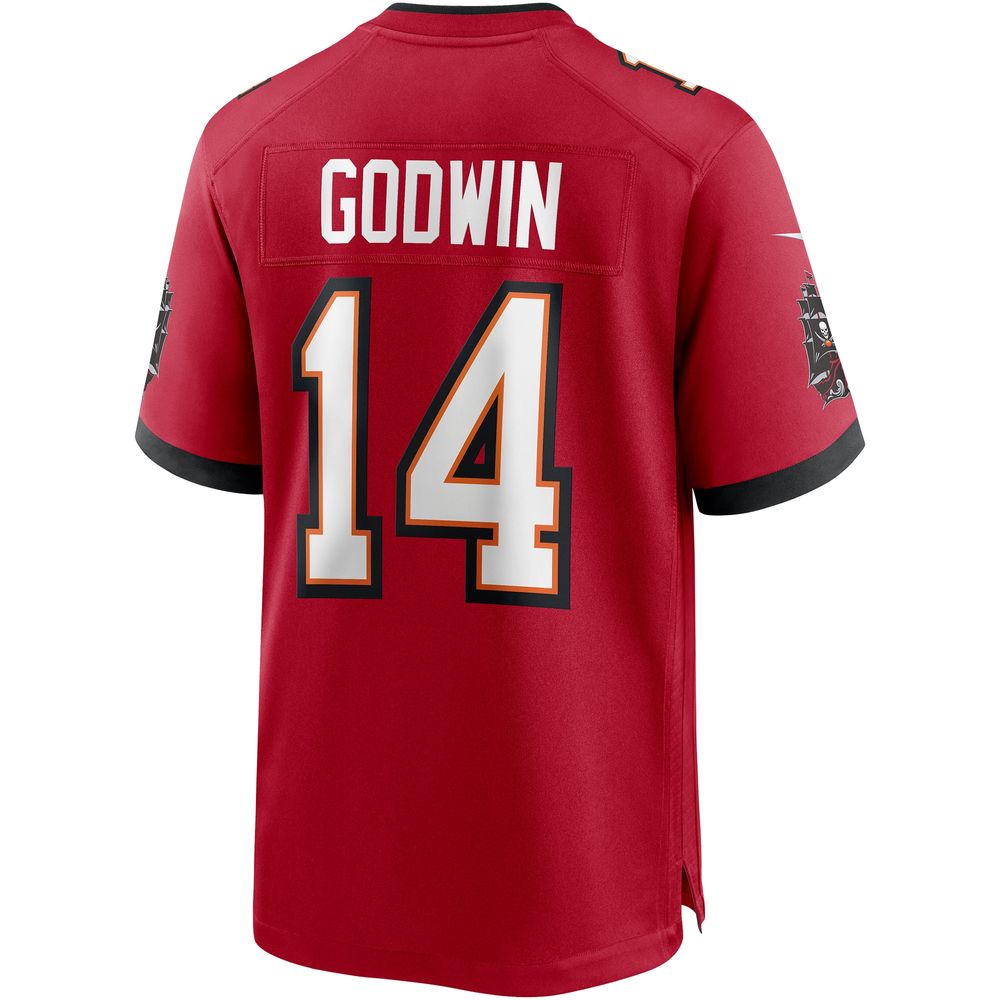 Men's Nike Chris Godwin Red Tampa Bay Buccaneers Game Player Jersey