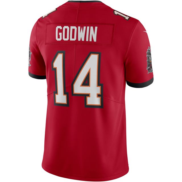 Maillot Nike Chris Godwin pour hommes, rouge, Tampa Bay Buccaneers Vapor Limited