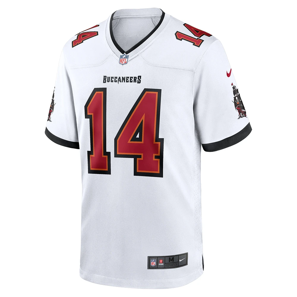 Maillot de match blanc Nike Chris Godwin des Buccaneers Tampa Bay pour hommes