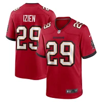 Men's Nike Christian Izien  Red Tampa Bay Buccaneers Game Jersey