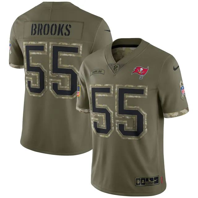 Lids Derrick Brooks Tampa Bay Buccaneers 2022 Salute To Service Retired  Player Limited Jersey - Olive