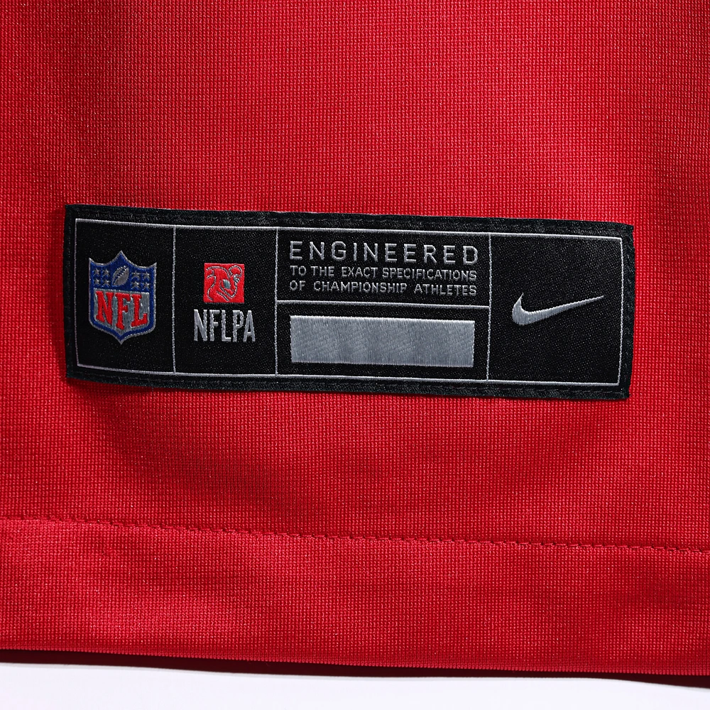 Maillot de match joueur retraité Nike Derrick Brooks pour hommes, rouge, Tampa Bay Buccaneers