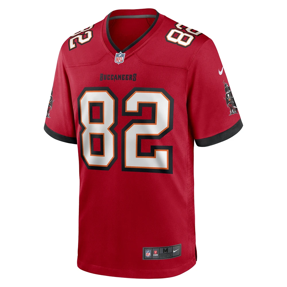 Maillot de match Nike Devin Culp rouge des Buccaneers Tampa Bay pour homme