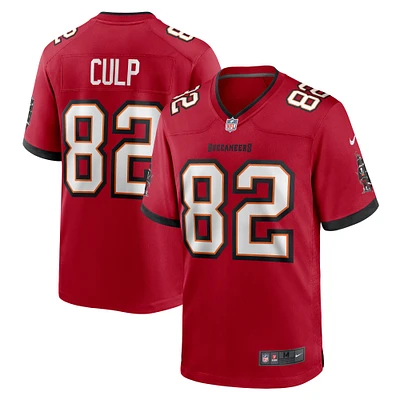 Maillot de match Nike Devin Culp rouge des Buccaneers Tampa Bay pour homme