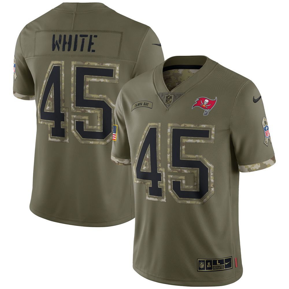 Nike Men's Nike Devin White Olive Tampa Bay Buccaneers 2022 Salute To  Service Limited Jersey