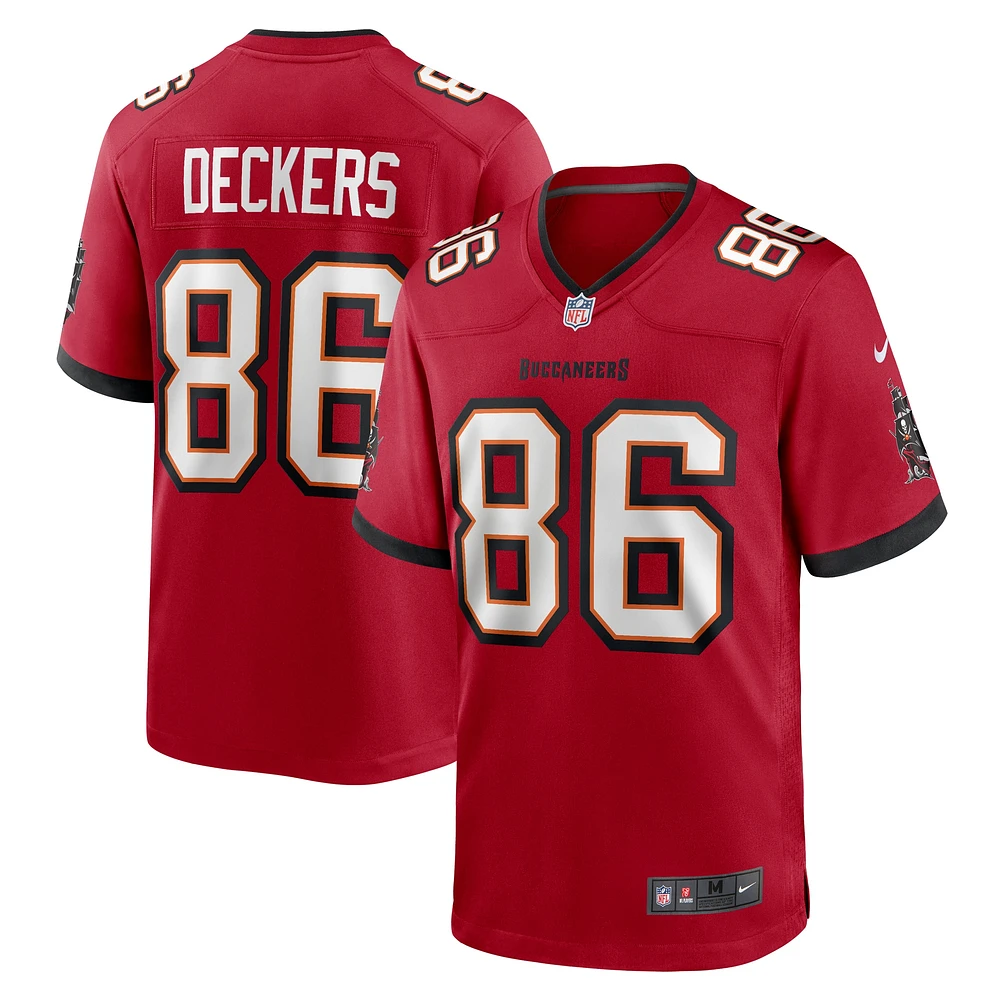 Maillot de match Nike rouge des Buccaneers Tampa Bay pour homme