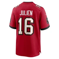 Maillot Nike Jake Julien rouge pour homme des Buccaneers de Tampa Bay