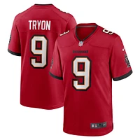 Maillot de match Nike Joe Tryon rouge des Buccaneers Tampa Bay pour homme