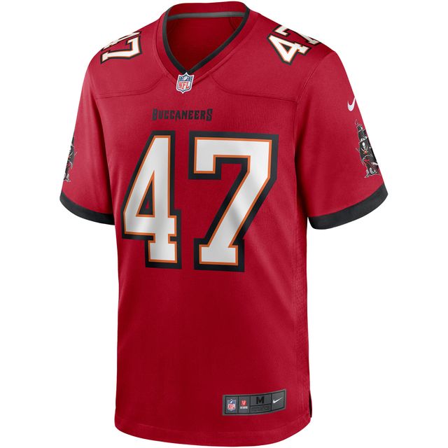 Maillot de joueur retraité Nike John Lynch pour homme des Tampa Bay Buccaneers Game, rouge