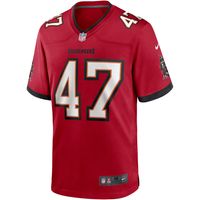 Men's Nike John Lynch Red Tampa Bay Buccaneers Game Retired Player Jersey