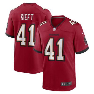 Men's Nike Ko Kieft Red Tampa Bay Buccaneers Game Player Jersey