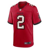 Men's Nike Kyle Trask Red Tampa Bay Buccaneers Game Player Jersey