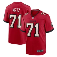 Maillot de match Nike Lorenz Metz Tampa Bay Buccaneers pour homme, rouge