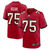 Men's Nike Lwal Uguak  Red Tampa Bay Buccaneers Game Jersey