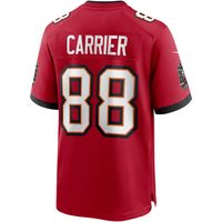 Men's Nike Mark Carrier Red Tampa Bay Buccaneers Game Retired Player Jersey