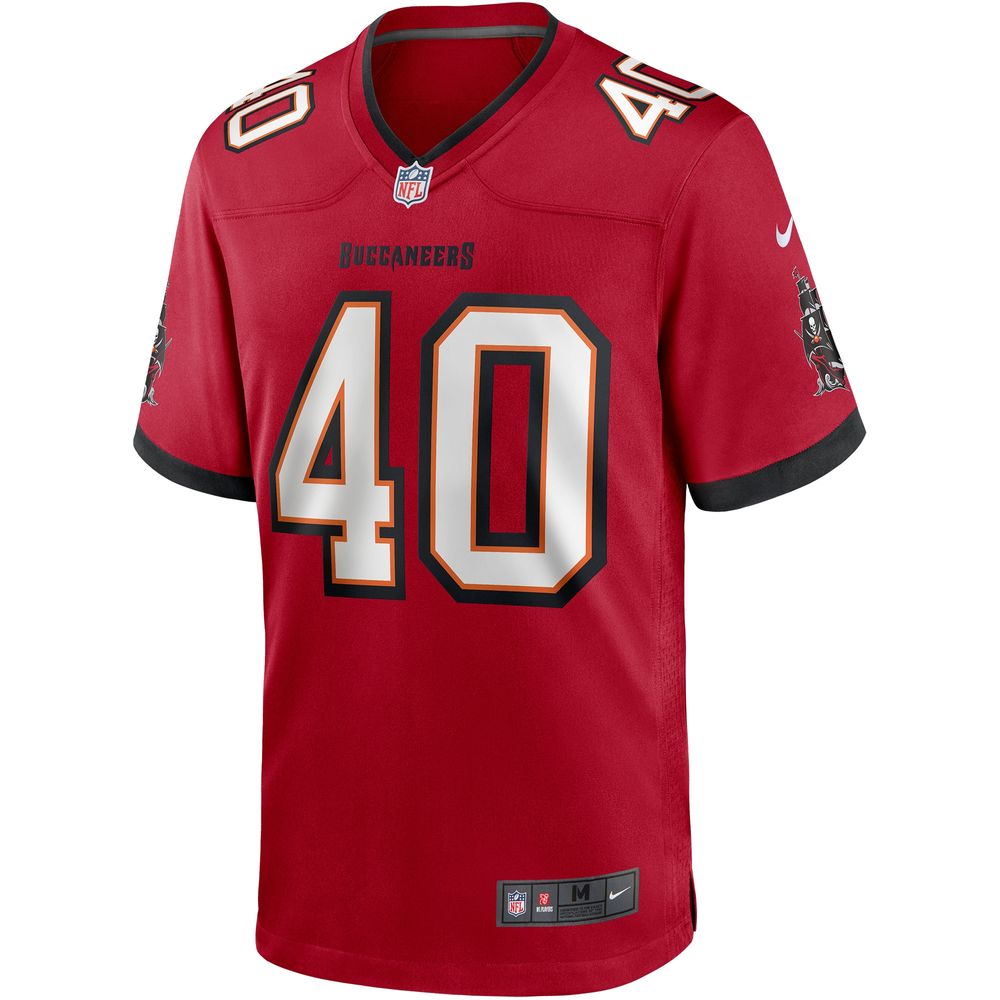 Men's Nike Mike Alstott Red Tampa Bay Buccaneers Retired Player Game Jersey