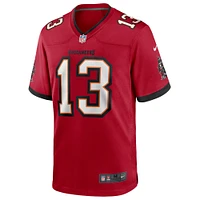 Maillot de match des Buccaneers Tampa Bay Nike Mike Evans rouge pour homme