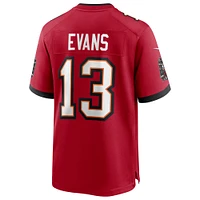 Maillot de match des Buccaneers Tampa Bay Nike Mike Evans rouge pour homme