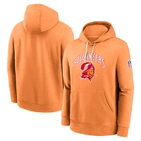 Men's Nike  Orange Tampa Bay Buccaneers Throwback Club Pullover Hoodie