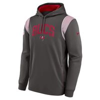 Men's Nike Pewter Tampa Bay Buccaneers 2022 Sideline Fleece Performance - Pullover Hoodie