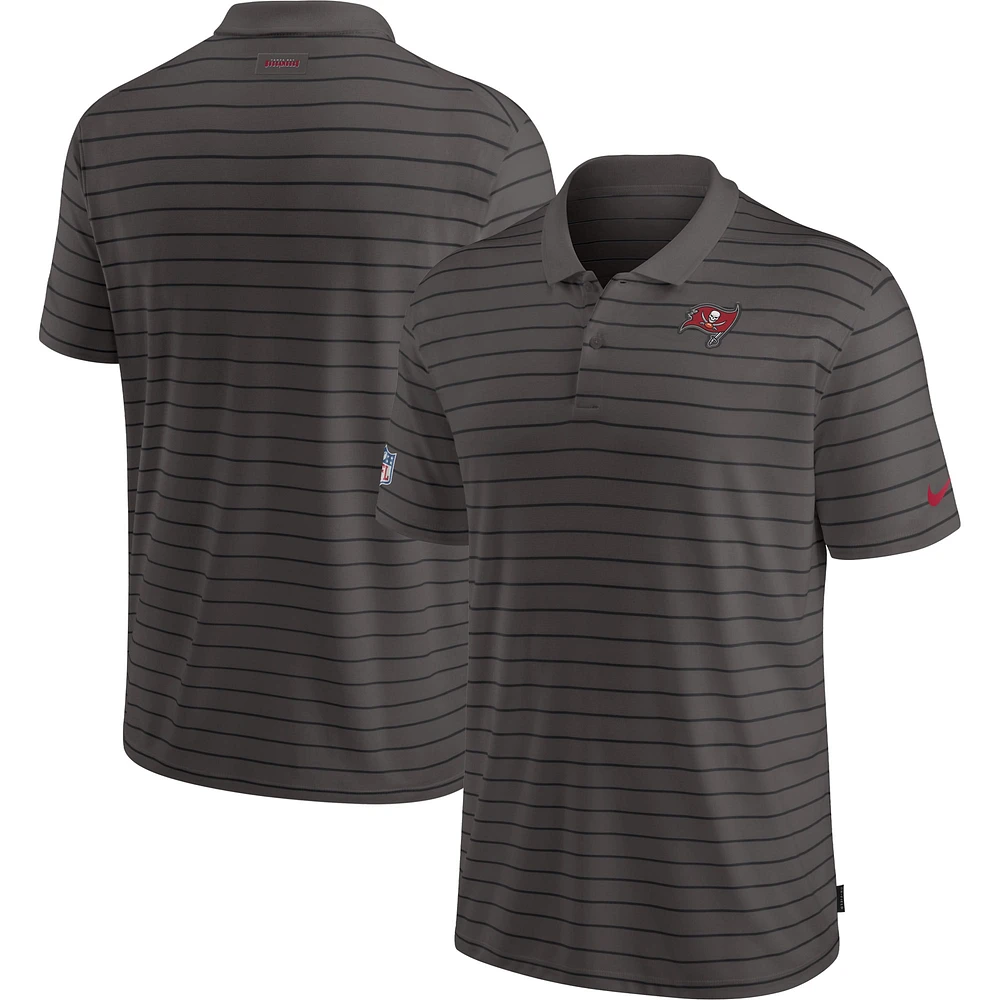 Polo Performance Nike Tampa Bay Buccaneers Sideline Victory Coaches en étain pour homme