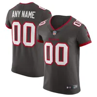 Men's Tampa Bay Buccaneers Nike Pewter Alternate Custom Game Jersey