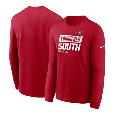 Nike 2022 NFC South Champions Trophy Collection (NFL Tampa Bay Buccaneers)  Men's Long-Sleeve T-Shirt.