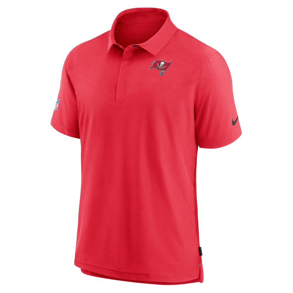 Men's Nike Red Tampa Bay Buccaneers 2022 Sideline Lockup Coach Performance Polo