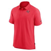 Men's Nike Red Tampa Bay Buccaneers 2022 Sideline Lockup Coach Performance Polo