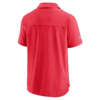 Men's Nike Red Tampa Bay Buccaneers 2022 Sideline Lockup Coach Performance Polo