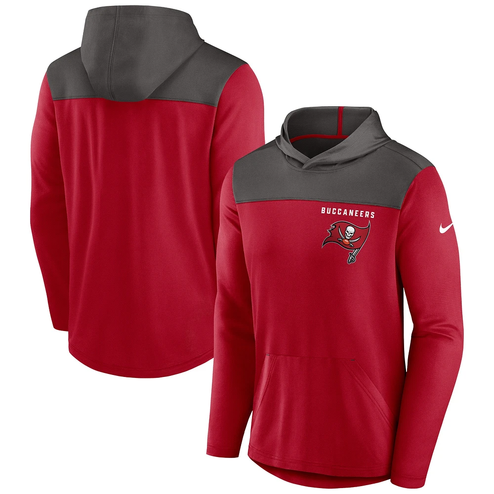 Sweat à capuche Nike rouge Tampa Bay Buccaneers Fan Gear pour homme