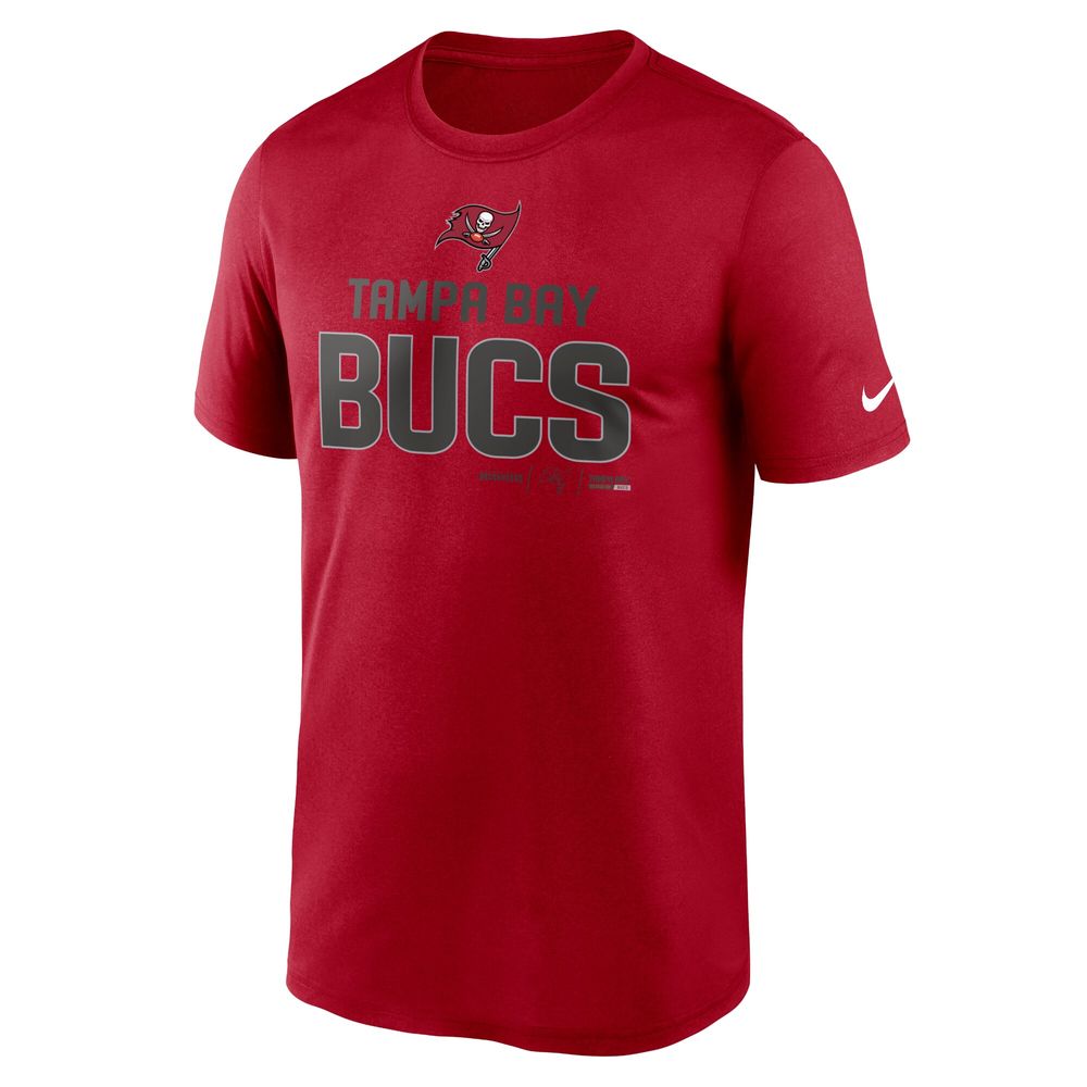 Men's Nike Red Tampa Bay Buccaneers Legend Community Performance T-Shirt