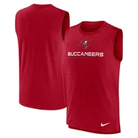 Débardeur rouge pour homme Tampa Bay Buccaneers Muscle Trainer Nike