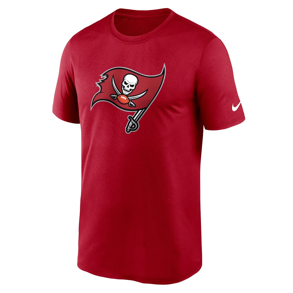 Men's Nike Red Tampa Bay Buccaneers Primetime Legend Logo Performance T-Shirt